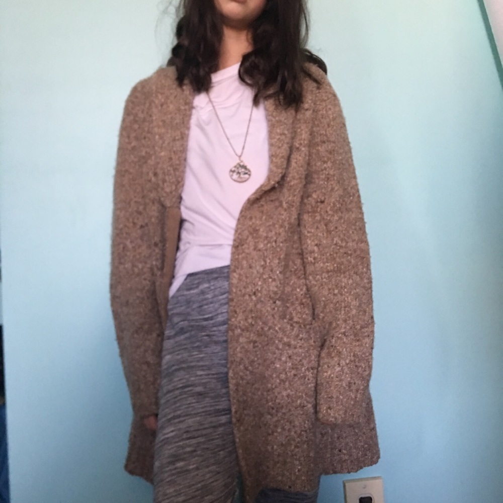 Cute fuzzy cardigan